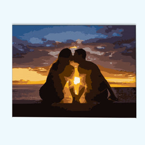 Sunset Silhouette | Paint By Number Kit