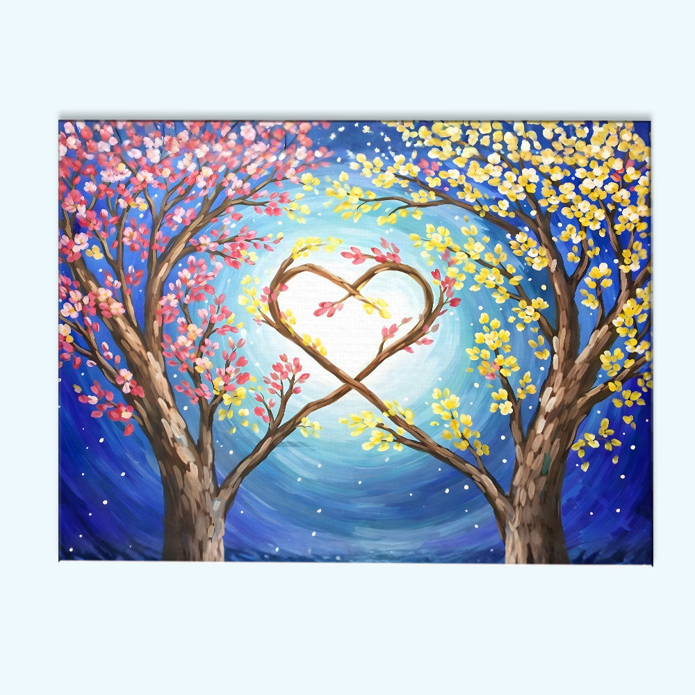 Twin Blossoms | Paint By Number Kit