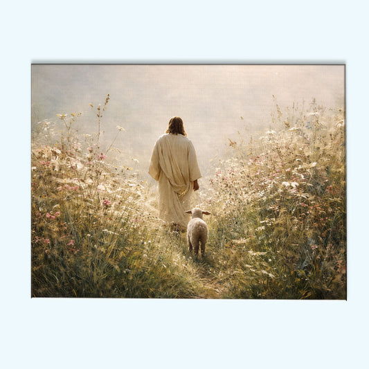 Jesus and The Lost Sheep | Paint by Numbers Kit