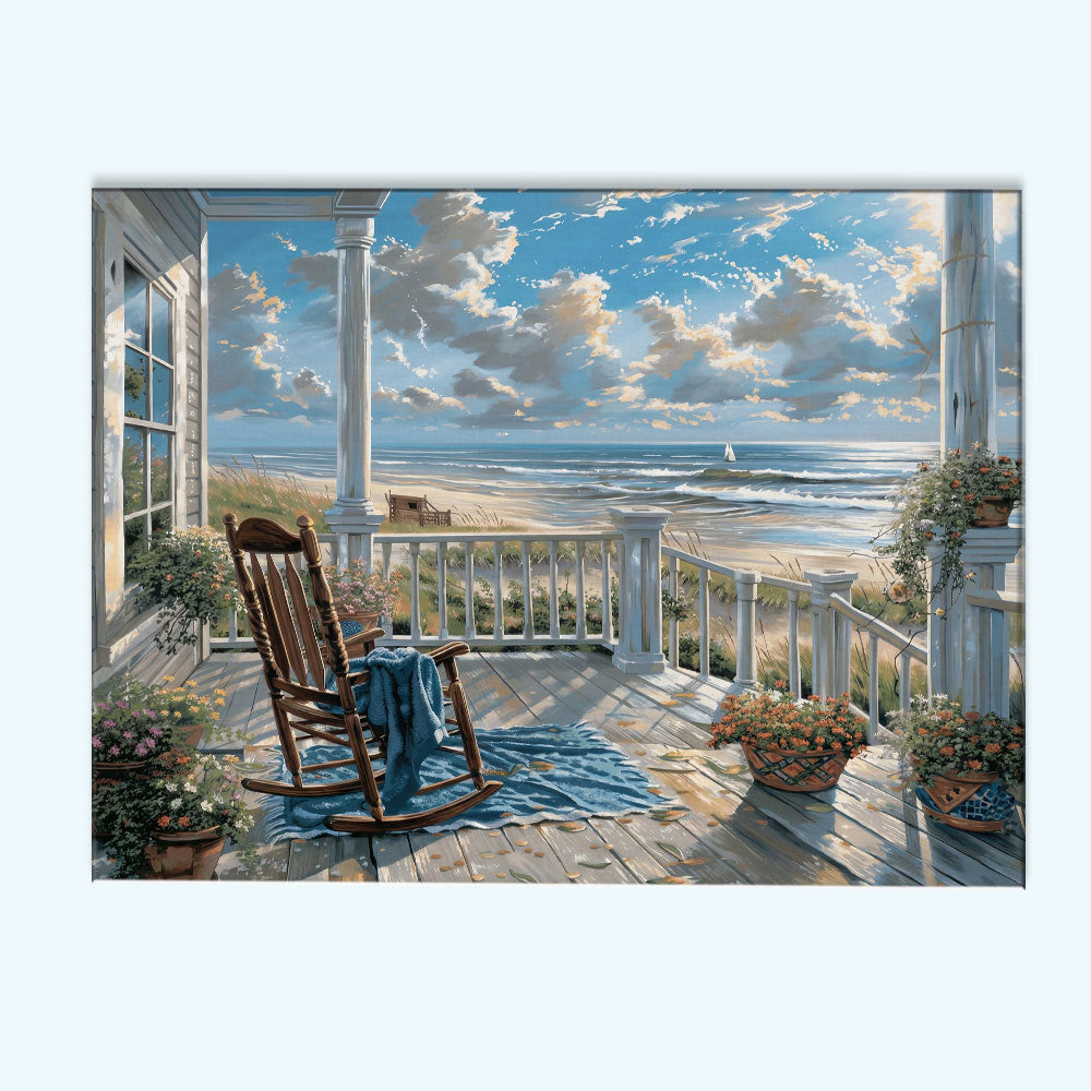 Seaside Overlook | Paint by Numbers Kit – Wander Painting
