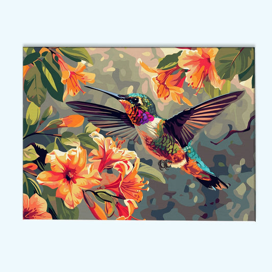 Hummingbirds Dance | Paint by Numbers Kit
