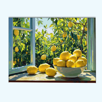 Lemon Foliage | Paint by Numbers Kit