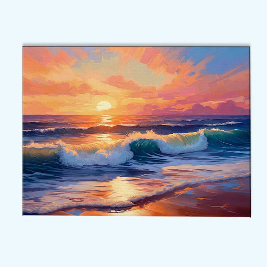 Sunset Surf | Paint by Numbers Kit