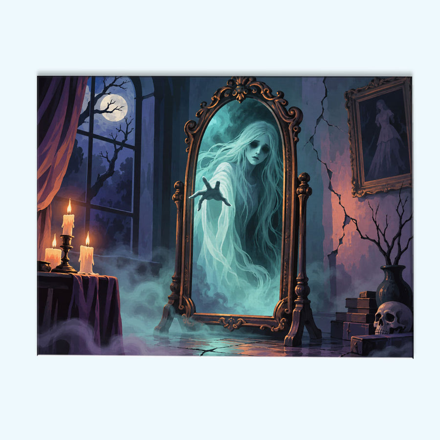 The Haunted Mirror | Paint by Numbers Kit