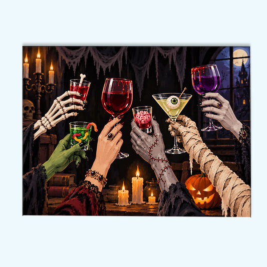 Midnight Monster Toast | Paint by Numbers Kit