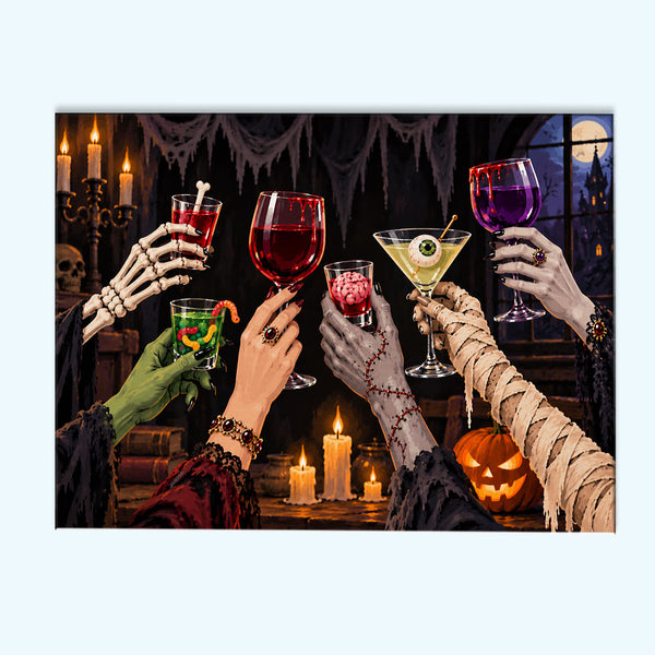 Midnight Monster Toast | Paint by Numbers Kit