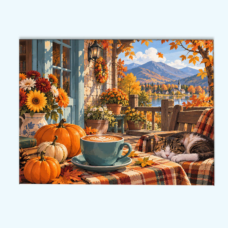 Cozy Autumn Magic | Paint by Numbers Kit
