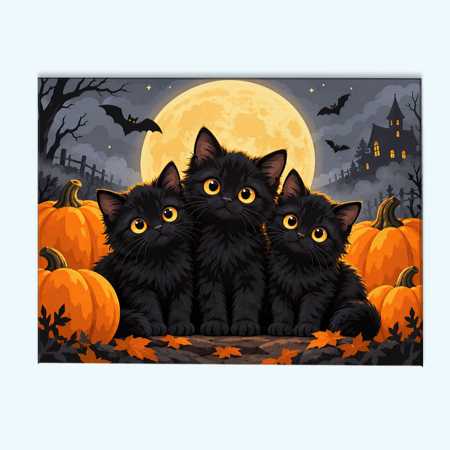 Black Cat Coven | Paint by Numbers Kit