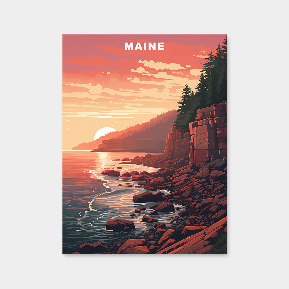 Maine U.S. State Diamond Painting