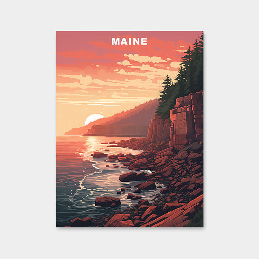 Maine U.S. State Diamond Painting