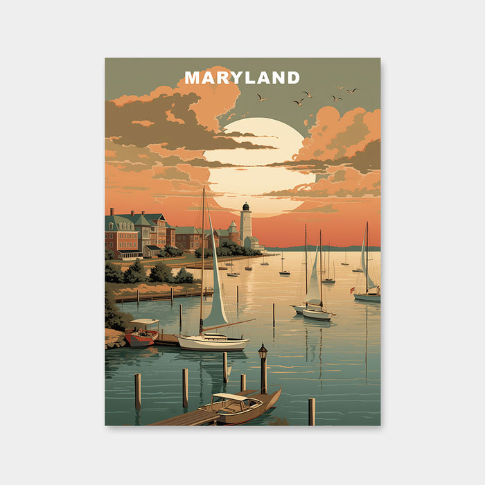 Diamantmalerei des US-Bundesstaates Maryland