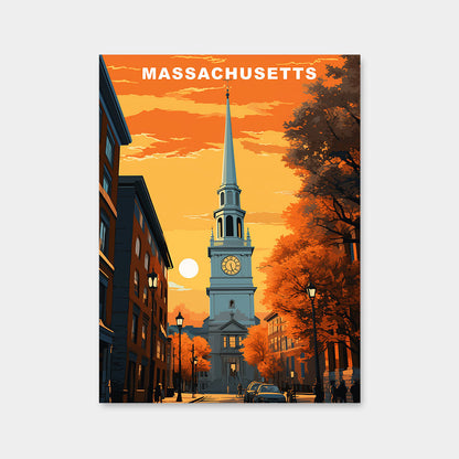 Massachusetts U.S. State Diamond Painting