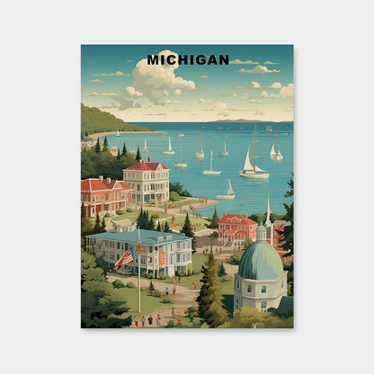 Michigan U.S. State Diamond Painting