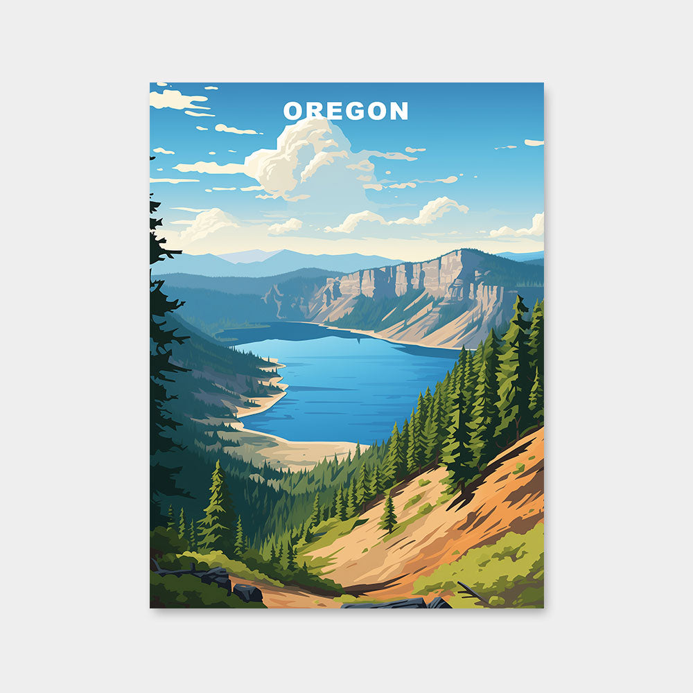 Oregon U.S. State Diamond Painting