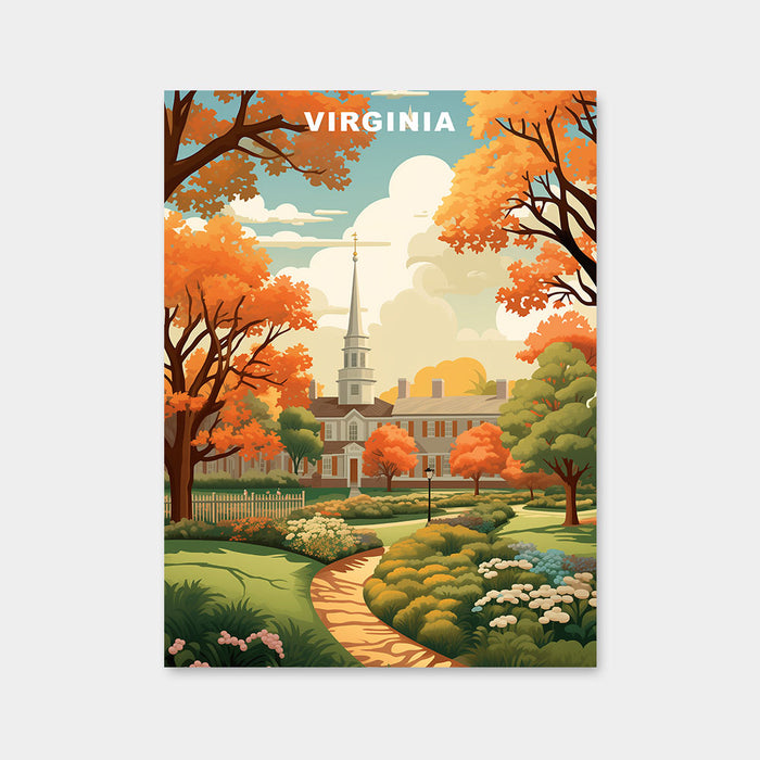 Diamantmalerei des US-Bundesstaates Virginia