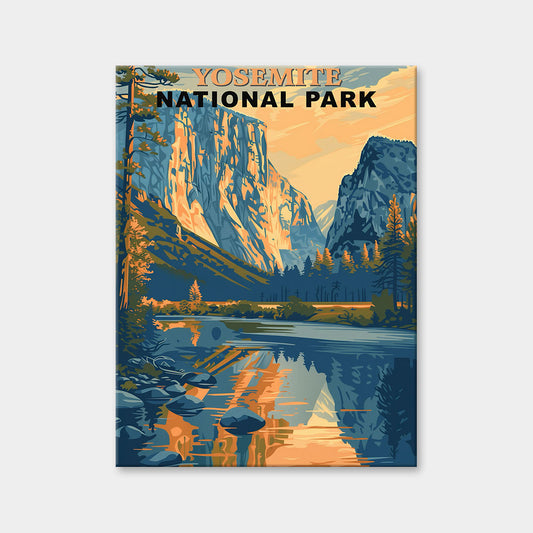 Yosemite National Park Diamond Painting (Vintage Edition)