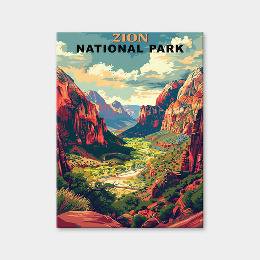 Zion National Park Diamond Painting (Vintage Edition)