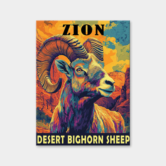 Zion National Park Animal Diamond Painting