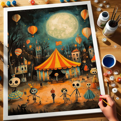 The Spooky Carnival | Paint by Numbers Kit