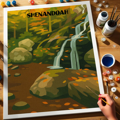 Shenandoah National Park Beginner | Paint by Numbers Kit