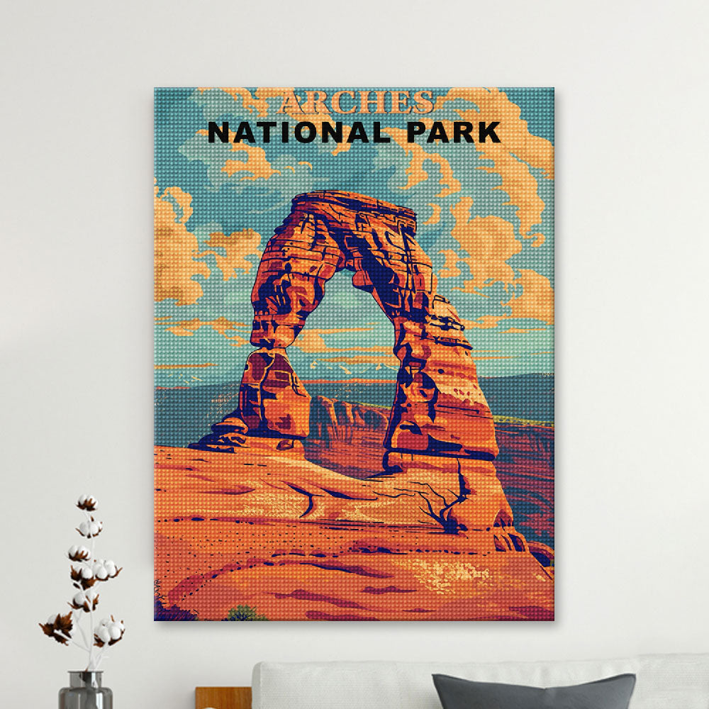 Arches National Park Diamond Painting (Vintage Edition)