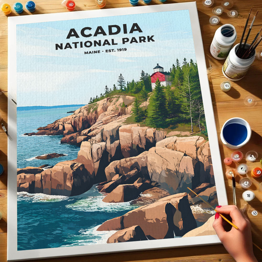 Acadia National Park Heritage Edition | Paint by Numbers Kit