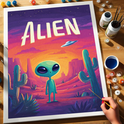 Alien Light - American Legends | Paint by Numbers Kit