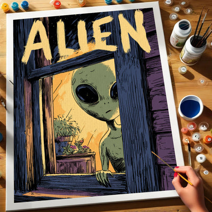 Alien Fog - American Legends | Paint by Numbers Kit