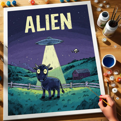 Alien Beam - American Legends | Paint by Numbers Kit