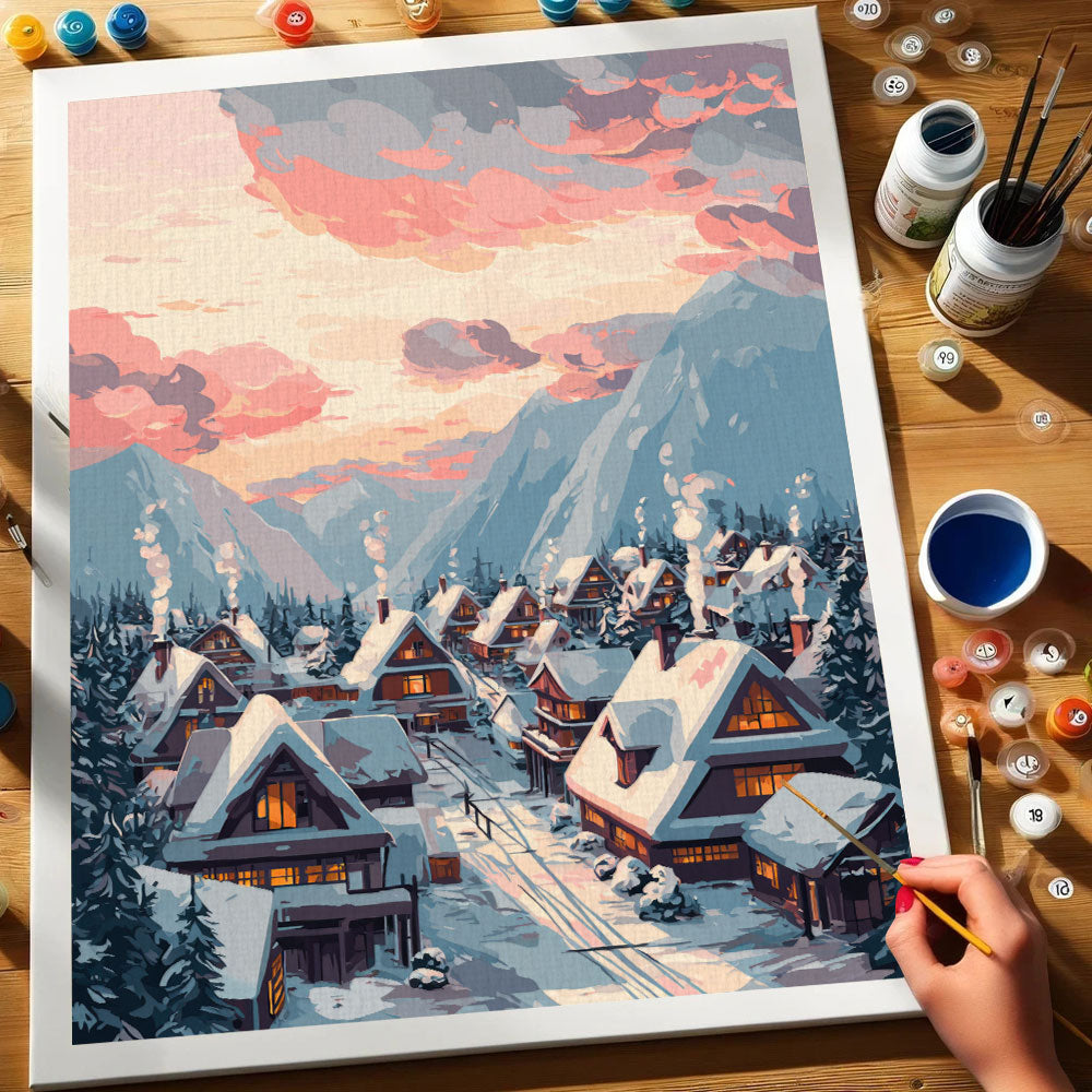Alpine Twilight | Paint by Numbers Kit