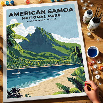 American Samoa National Park Heritage Edition | Paint by Numbers Kit