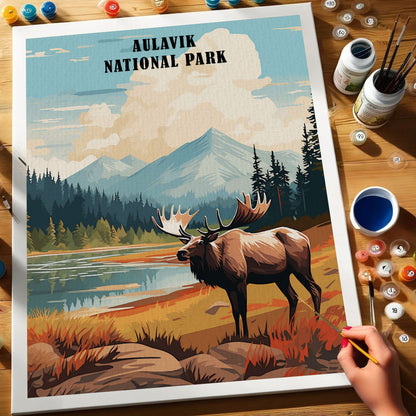 Aulavik National Park | Paint by Numbers Kit