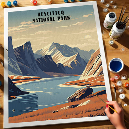 Auyuittuq National Park | Paint by Numbers Kit