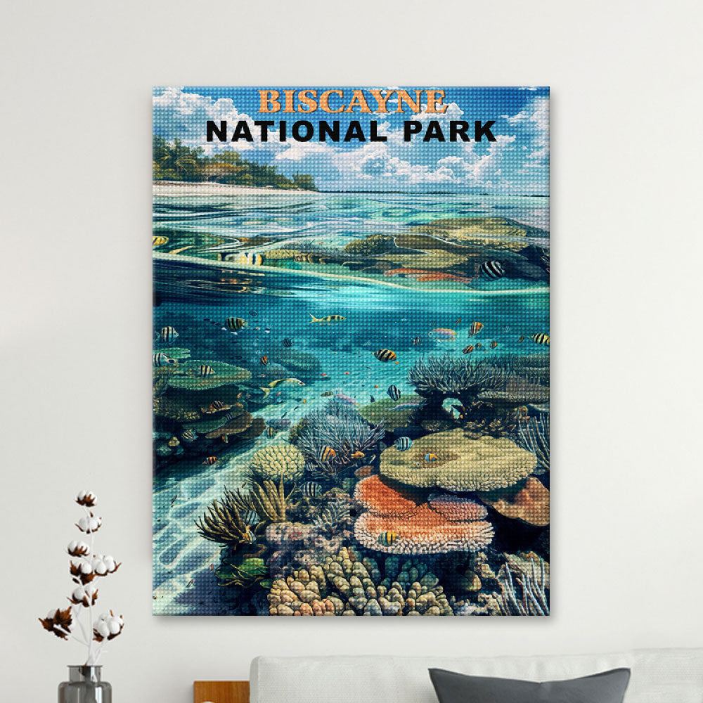 Biscayne National Park Diamond Painting (Vintage Edition)