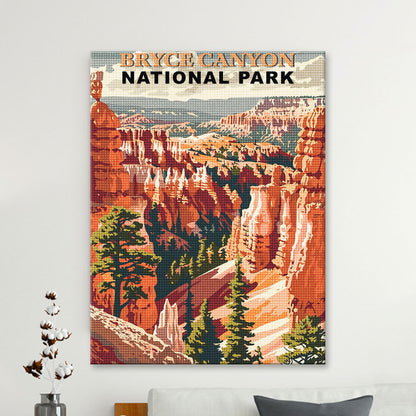 Bryce Canyon National Park Diamond Painting (Vintage Edition)