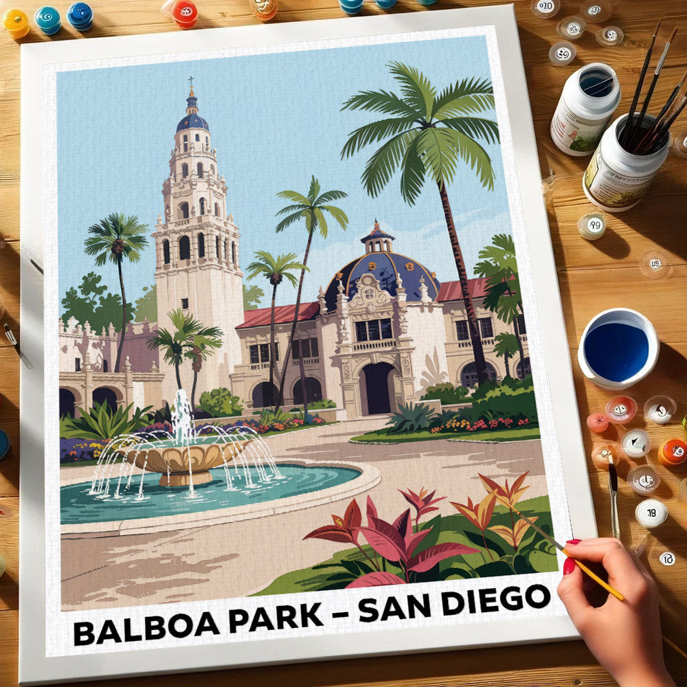 Balboa Park, San Diego | US Landmark | Paint by Numbers Kit