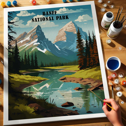 Banff National Park | Paint by Numbers Kit