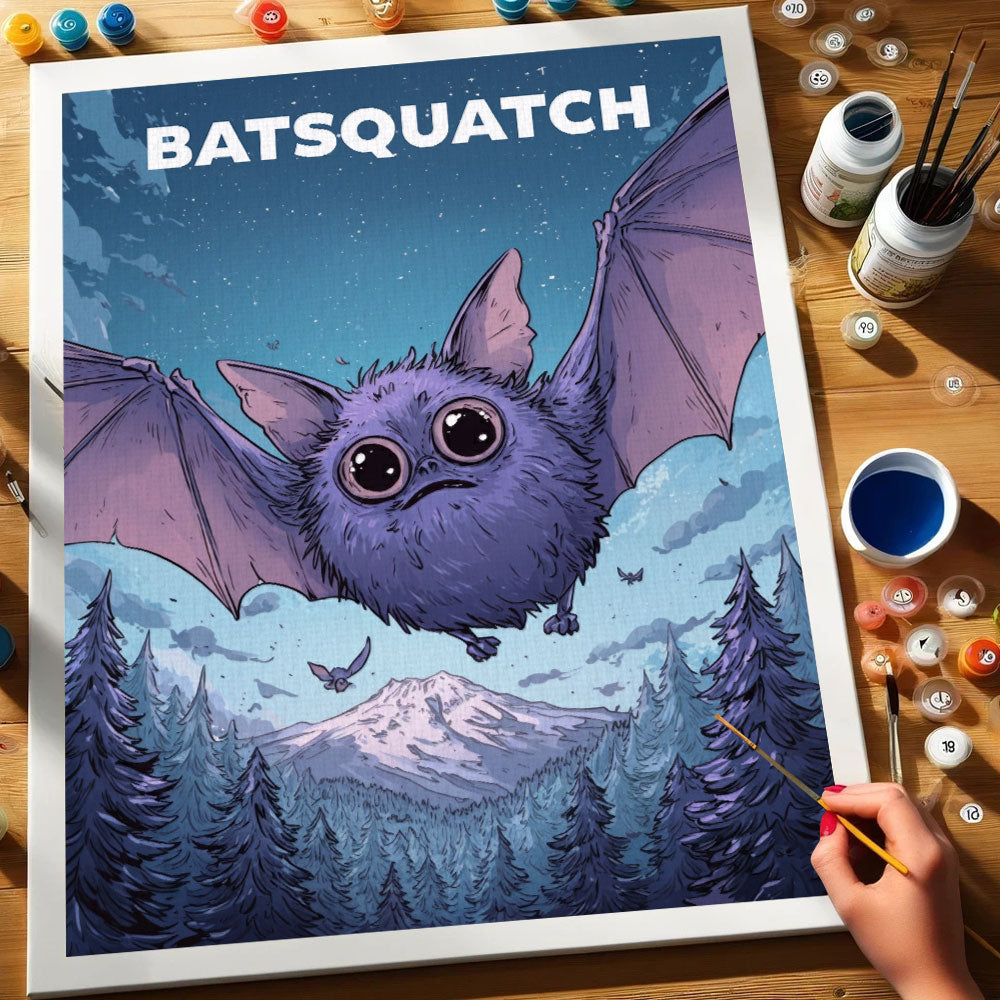 Batsquatch - American Legends | Paint by Numbers Kit