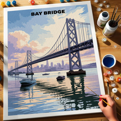 Bay Bridge, USA | Paint by Numbers Kit
