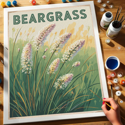 Beargrass - US Wildflowers | Paint by Numbers Kit