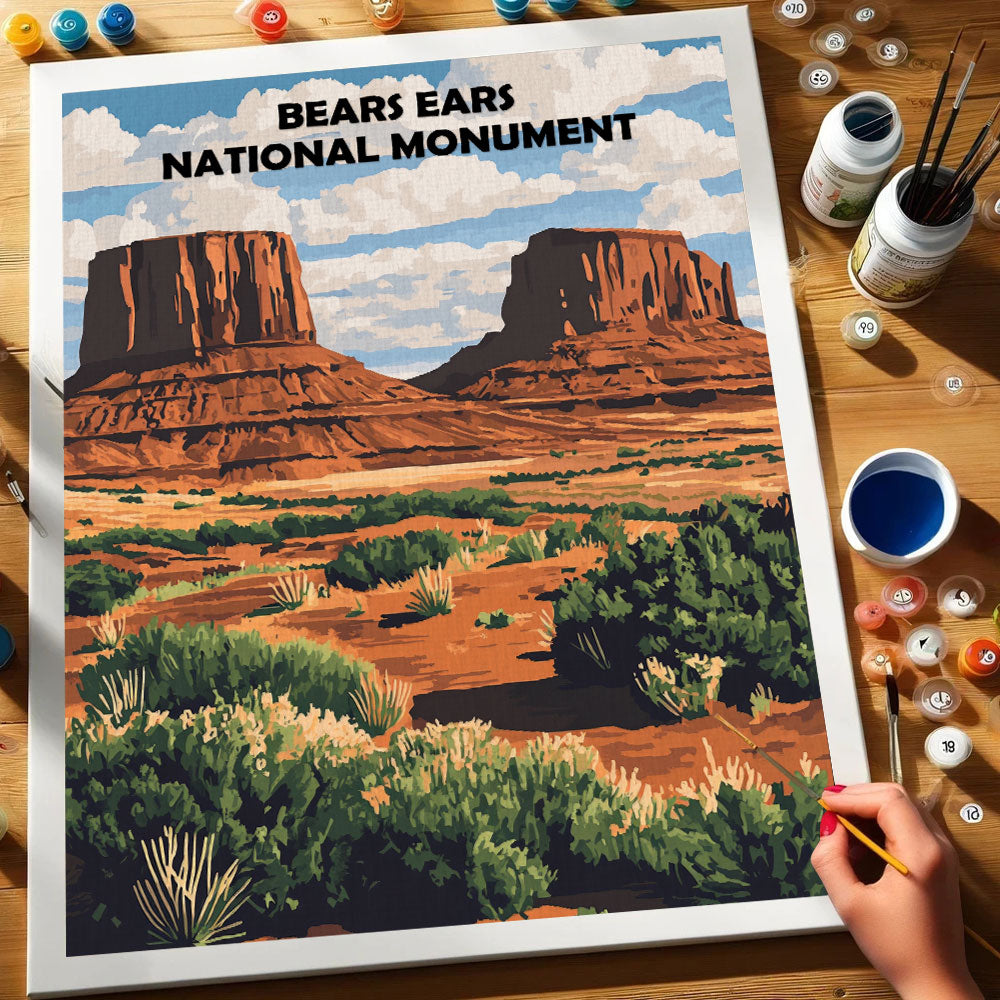 Bears Ears National Monument | Paint by Numbers Kit