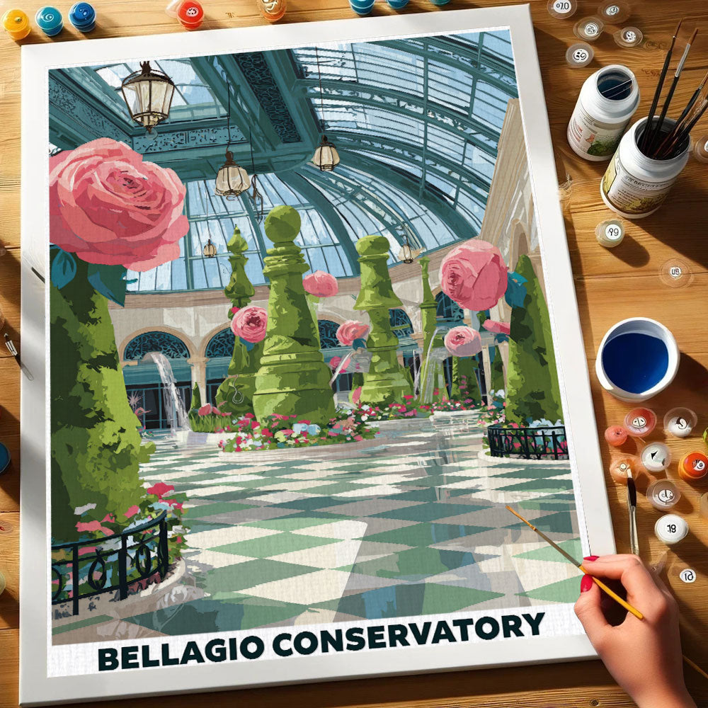 Bellagio Conservatory | Paint by Numbers Kit