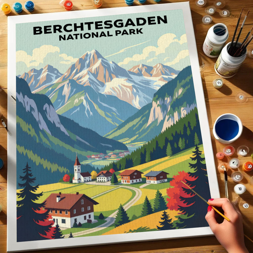 Berchtesgaden - German National Park | Paint by Numbers Kit