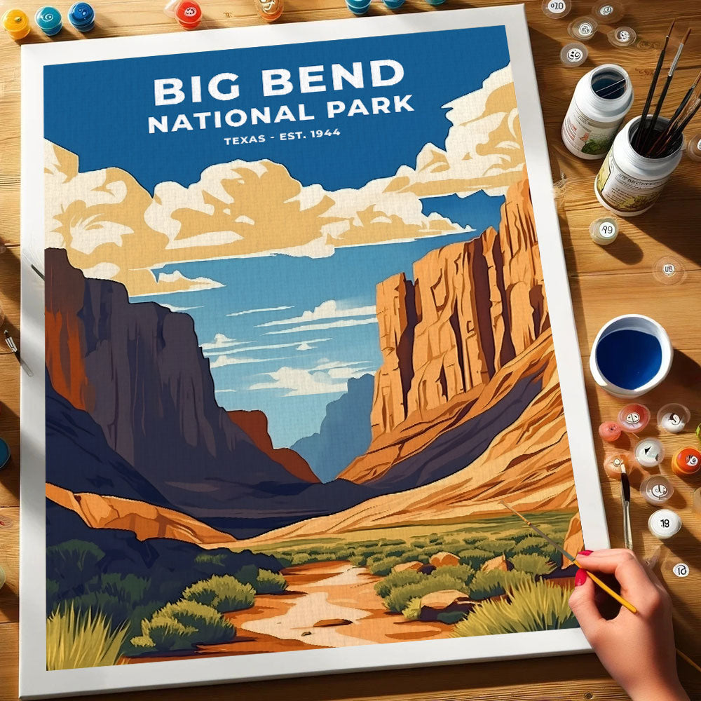 Big Bend National Park Heritage Edition | Paint by Numbers Kit