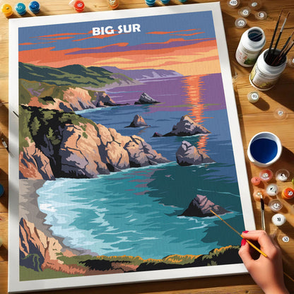 Big Sur, USA | Paint by Numbers Kit