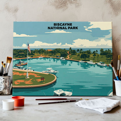 Biscayne National Park - Landscape | Paint by Numbers Kit