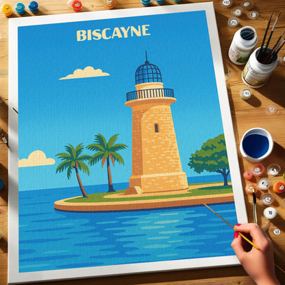 Biscayne National Park Beginner | Paint by Numbers Kit