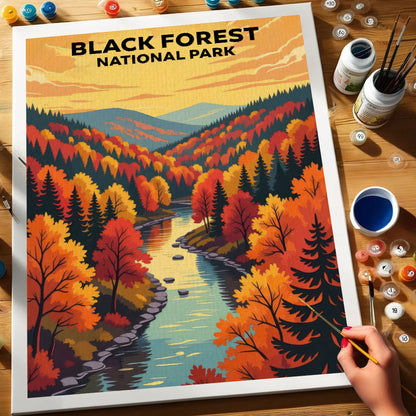 Black Forest - German National Park | Paint by Numbers Kit