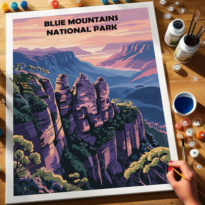 Blue Mountains AU National Park | Paint by Numbers Kit