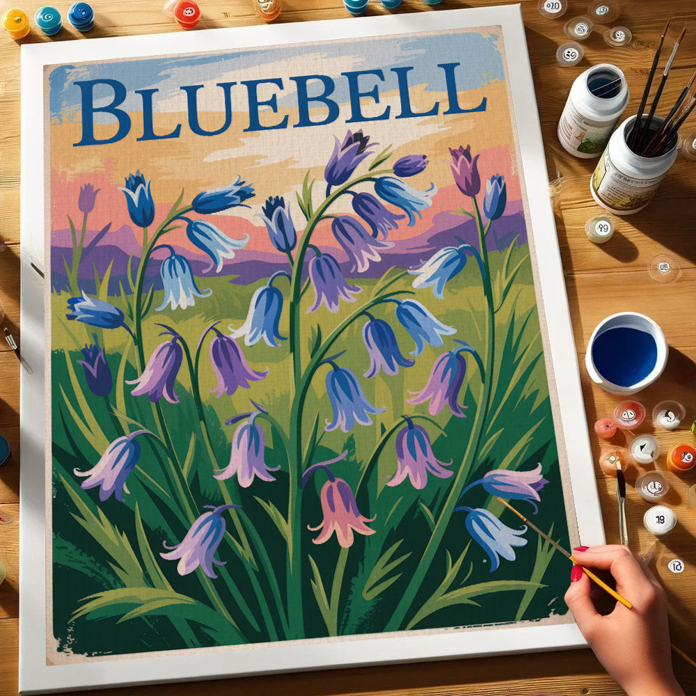 Bluebell - US Wildflowers | Paint by Numbers Kit